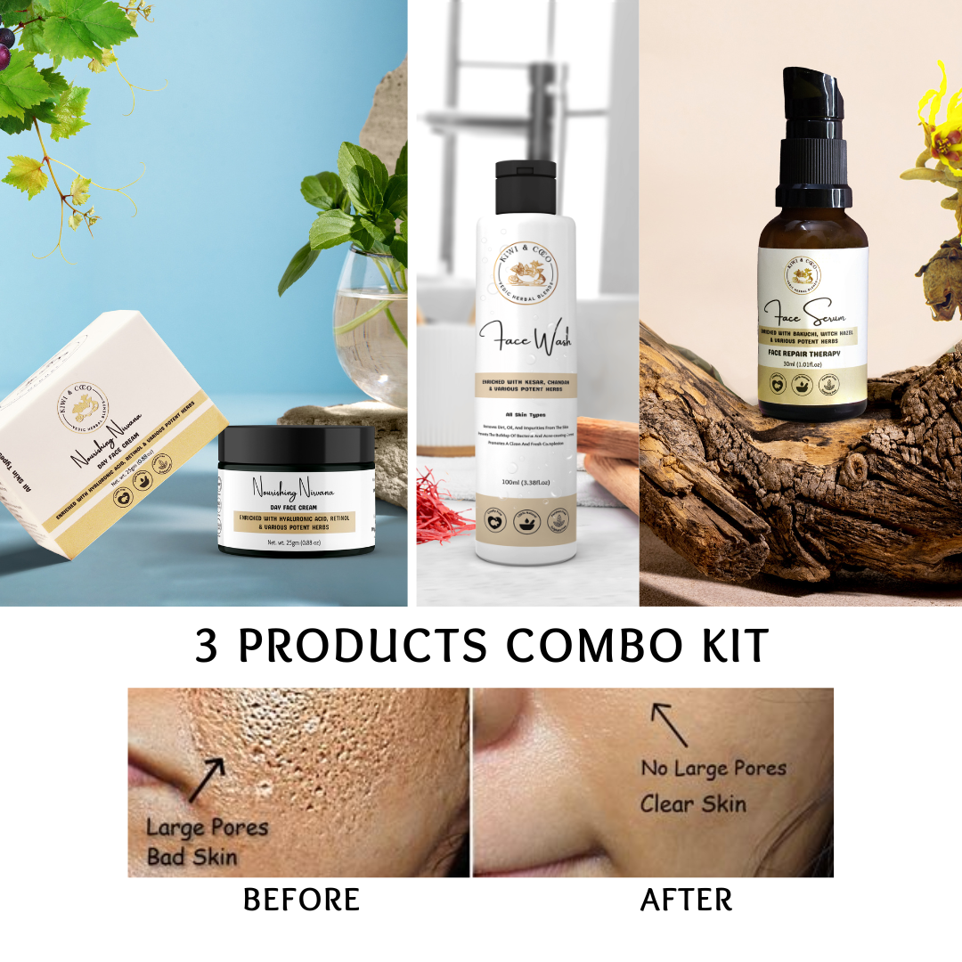 Open Pores, Scars & Face Glow Treatment Combo